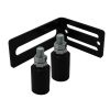 upper gate rollers black bracket