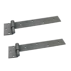 300mm Left Side Ball Bearing Strap Hinges Galvanized Steel Top and Bottom