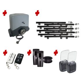 Titan 1000 240V Automatic Sliding Driveway Gate Opener Kit with TWO Keypads