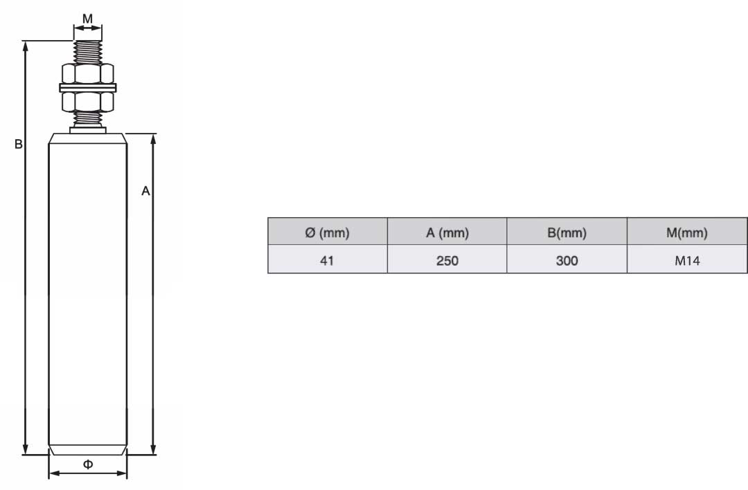 250mm white nylon sliding gate top roller