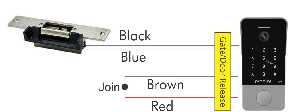 electric striker and intercom system