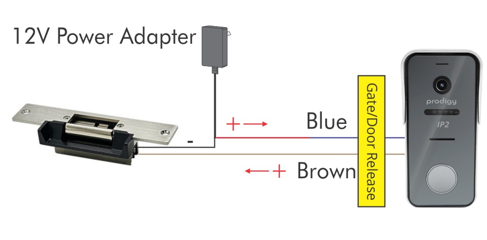 electric striker and intercom system