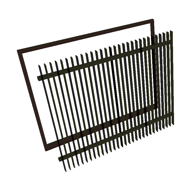 swing Gate aluminum blade