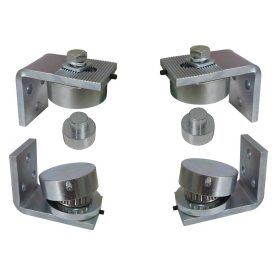 Pair of Universal 800KG Left and Right Heavy Duty Adjustable 70mm Diameter Weld On Bearing Hinge for Swing Gate (65-80mm)